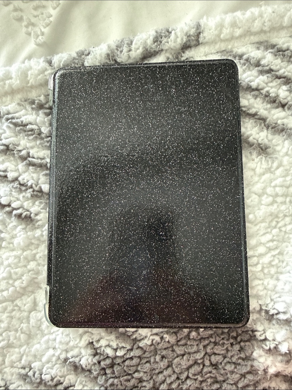 Black Sparkle Kindle Paperwhite 11th Generation Case with clear back! 🖤📚